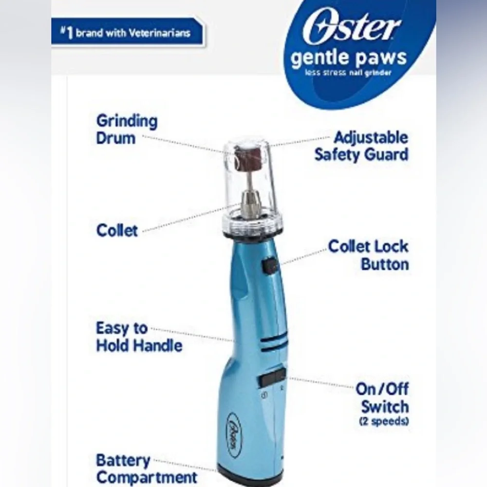 NEW Oster Gentle Paws Dog/Cat Nail Grinding Tool